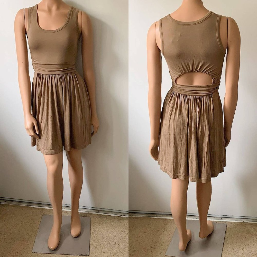 NWT Club Monaco Ellen Coconut Cut-Out Mini Dress